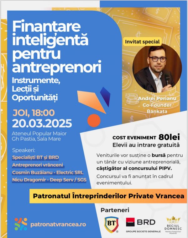 Finanțare inteligentă pentru antreprenori